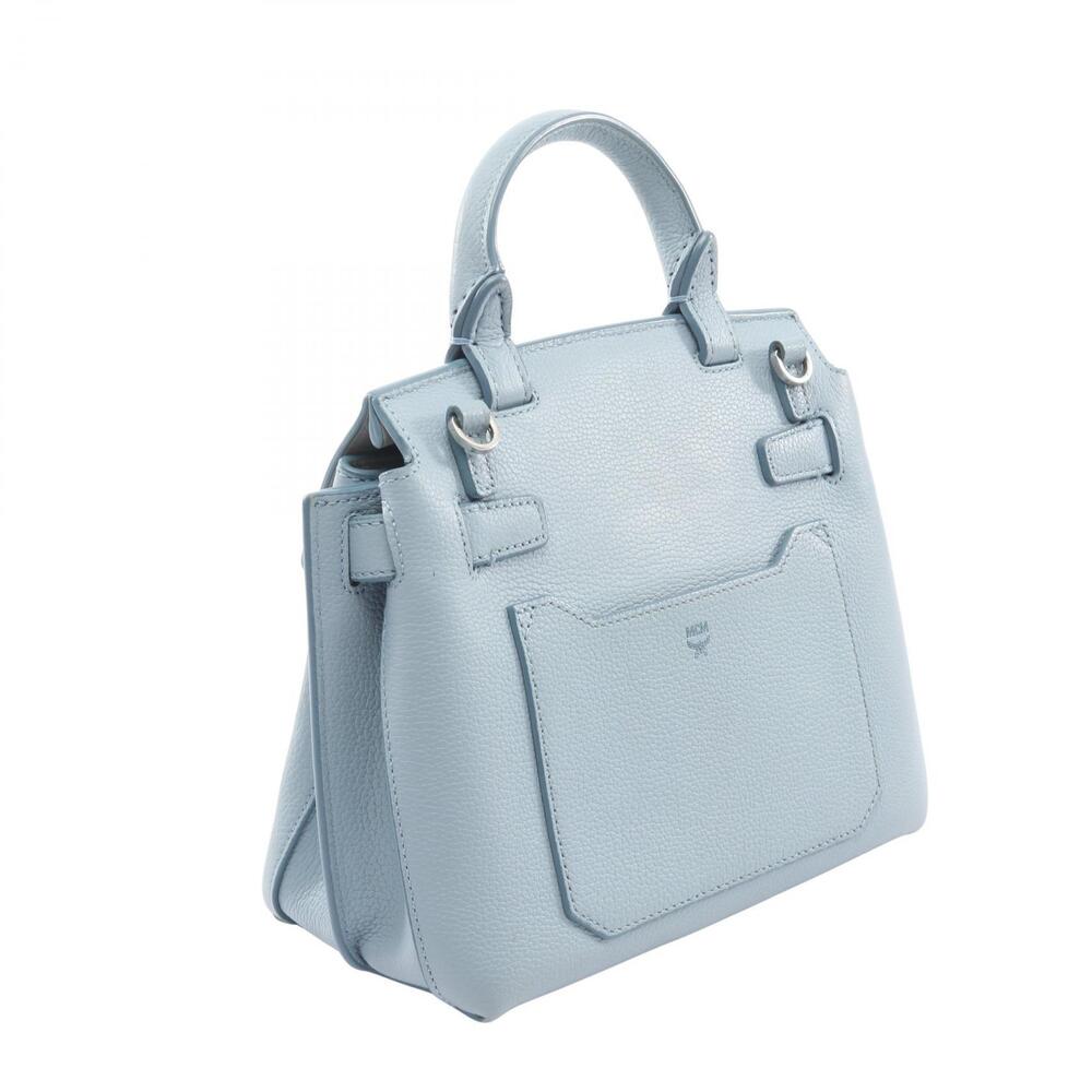Mcm Leather Handbag Blue